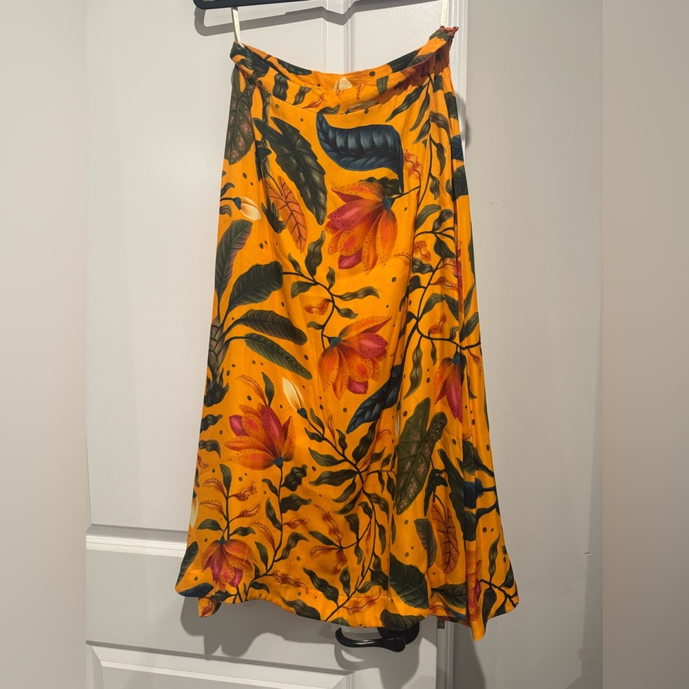 FARM Rio Vibrant Floral Skirt